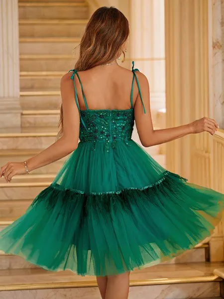 A-Line/Princess Tulle...