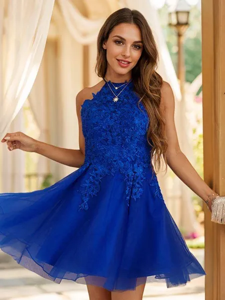 A-Line/Princess Tulle Lace...