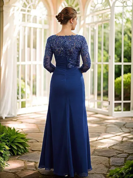 Sheath/Column Chiffon...