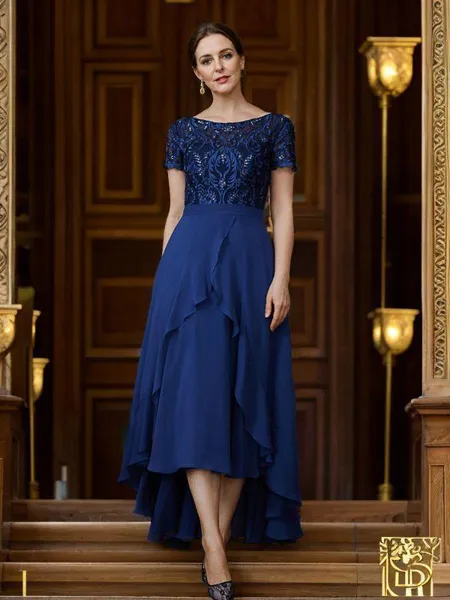 A-Line/Princess Chiffon...