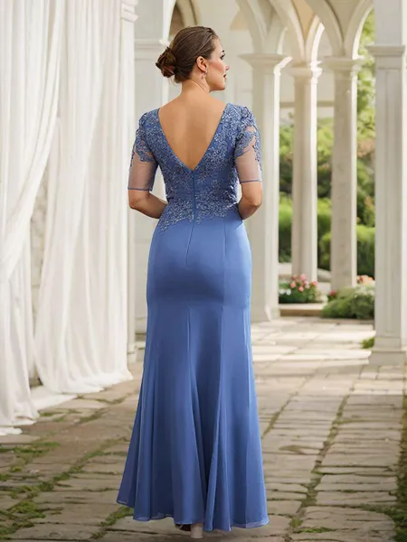 Sheath/Column Chiffon...