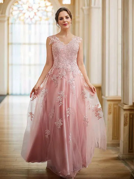 A-Line/Princess Tulle...