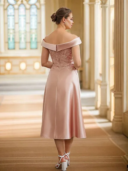 A-Line/Princess Satin...