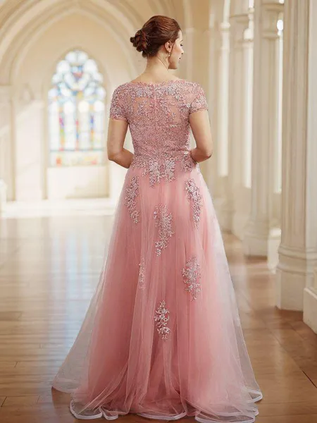 A-Line/Princess Tulle...