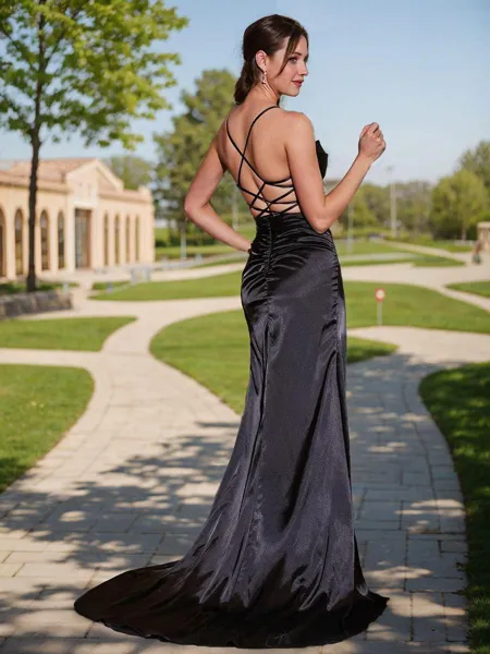 Sheath Spaghetti Straps...