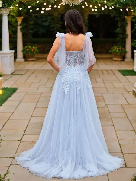 A-Line/Princess Tulle...