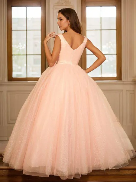 Ball-Gown Tulle Ruffles...