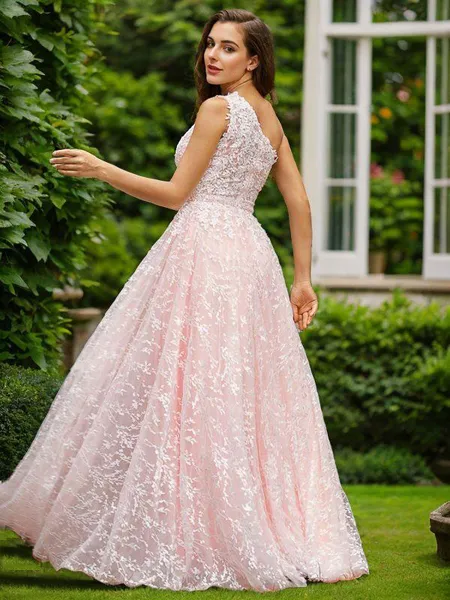 A-Line/Princess Lace...