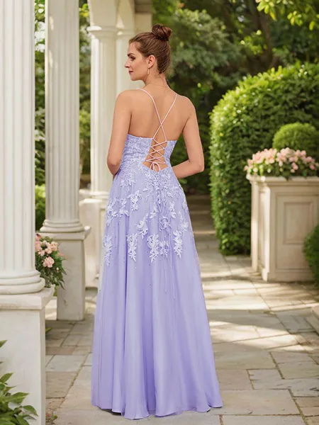 A-Line/Princess Tulle...