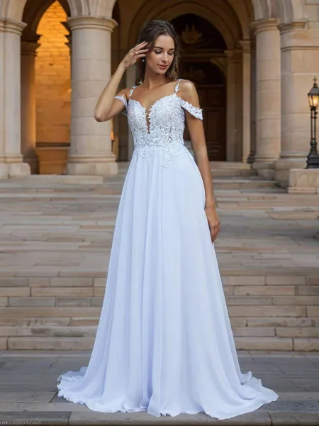 A-line Cold Shoulder...