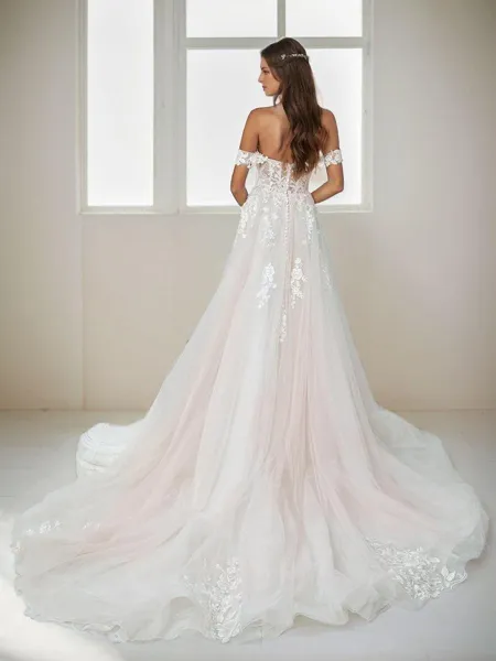 A-line Off-the-Shoulder...