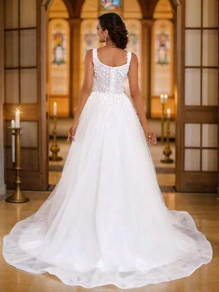 A-Line/Princess Organza...