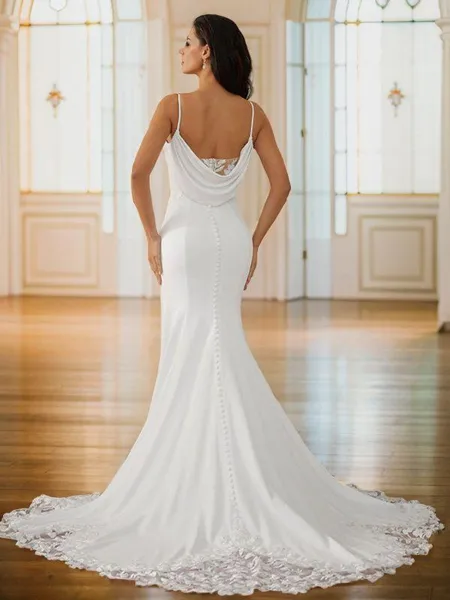 Sheath/Column Stretch Crepe...