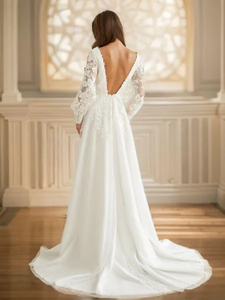 A-Line/Princess Tulle Lace...