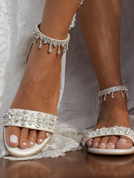 Women's PU With Rhinestone...