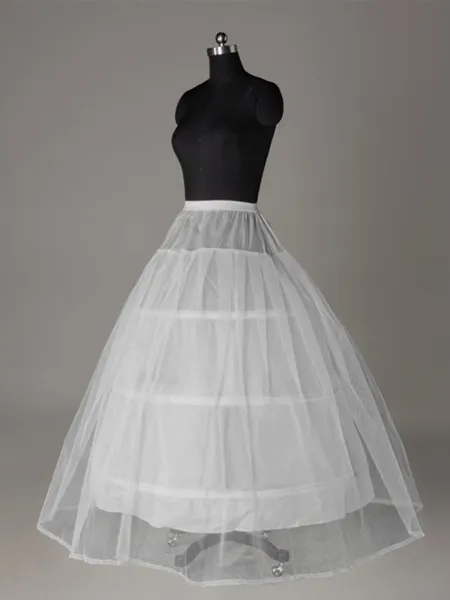 Tulle Netting Ball-Gown 2 Tier Floor Length Slip Style/Wedding Petticoats