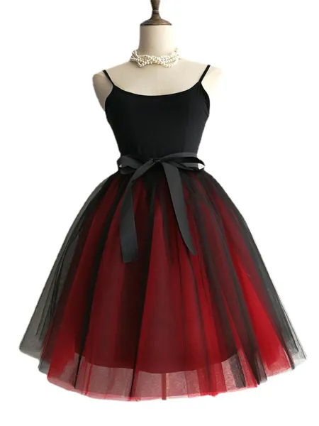 Tulle A-Line 7 Tier Knee-Length Wedding Petticoats