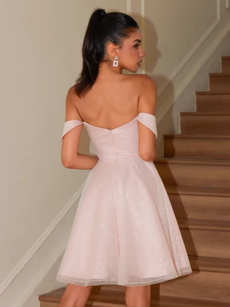 A-line Off-the-Shoulder...