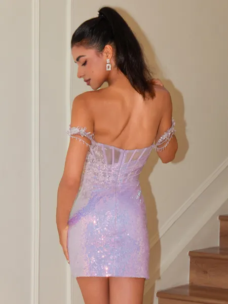 Sheath Off-the-Shoulder...