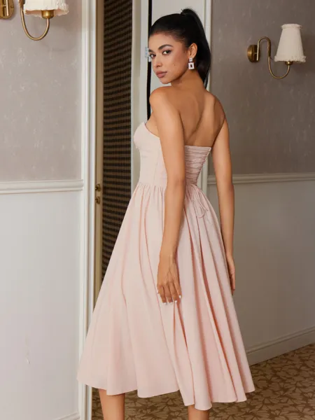 A-line Sweetheart Bow...