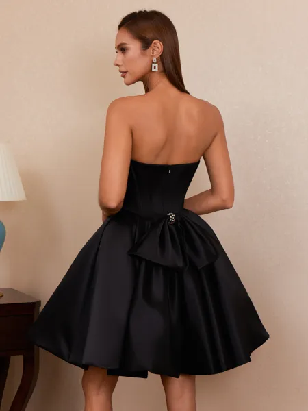 A-line Sweetheart Bow...