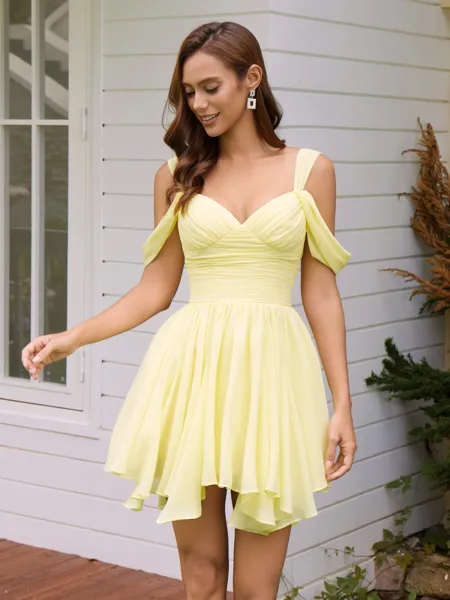 A-line Cold Shoulder...