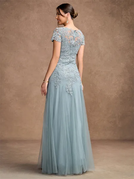 A-Line/Princess Tulle Lace...