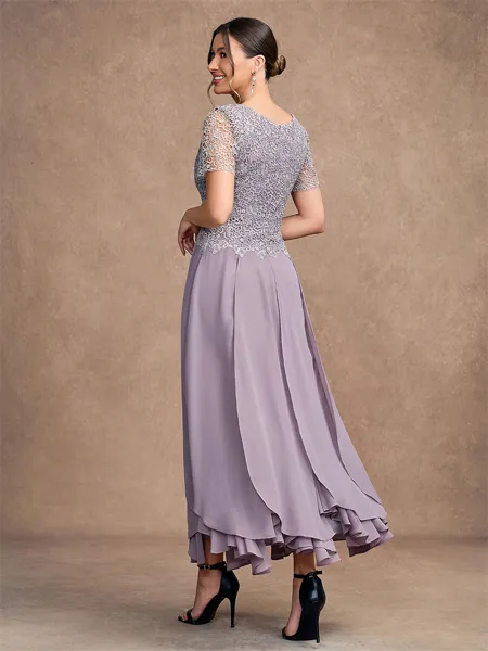 A-Line/Princess Chiffon...