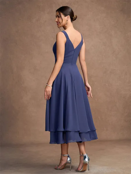 A-Line/Princess Chiffon...