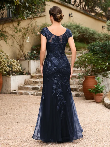 Sheath/Column Tulle...