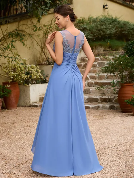 A-Line/Princess Chiffon...