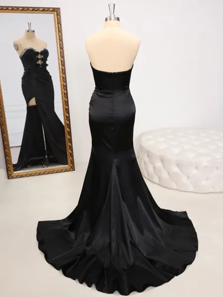 Sheath Sweetheart Bow Sweep...