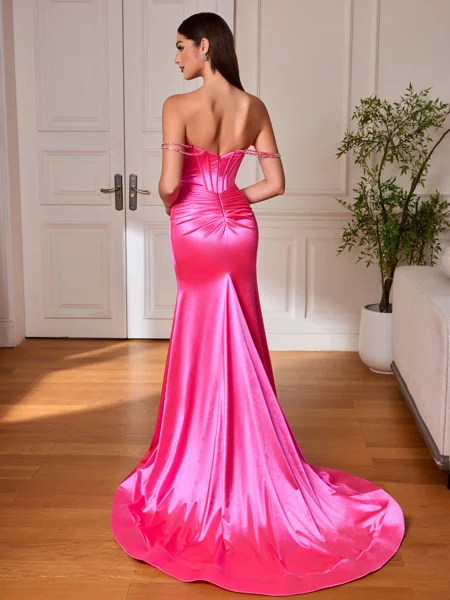 Sheath Off-the-Shoulder...