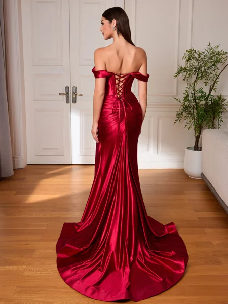 Sheath Off-the-Shoulder...