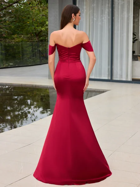 Sheath Off-the-Shoulder...