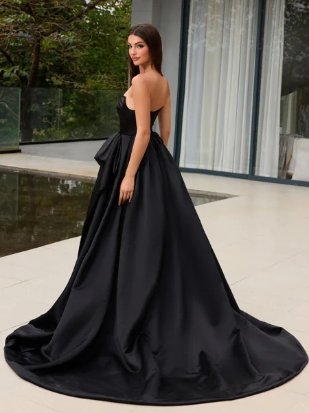 A-line Sweetheart Ruffles...