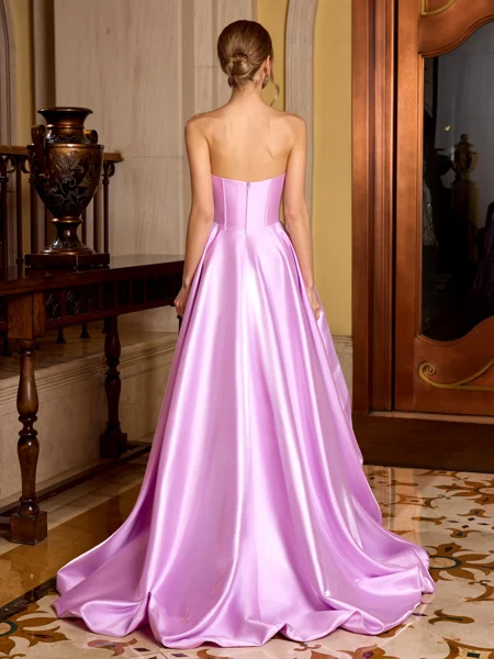 A-line Sweetheart Sweep...