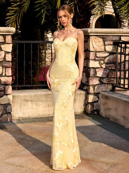 Sheath Spaghetti Straps...