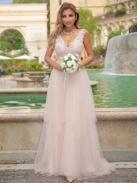 A-line/Princess Tulle...