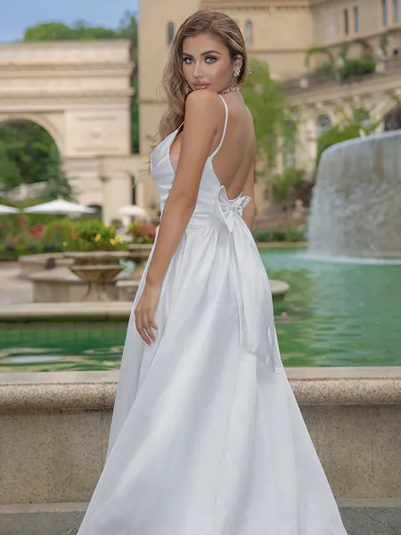 A-line/Princess Satin...