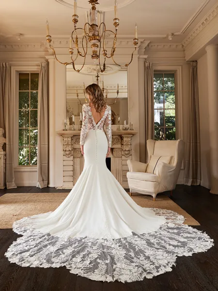 Sheath/Column Stretch Crepe...