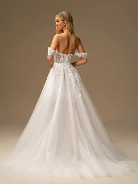 A-line Off-the-Shoulder...