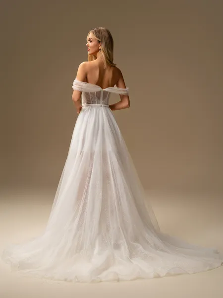 A-line Off-the-Shoulder...