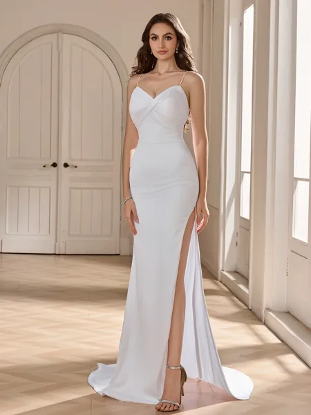 Sheath Spaghetti Straps...