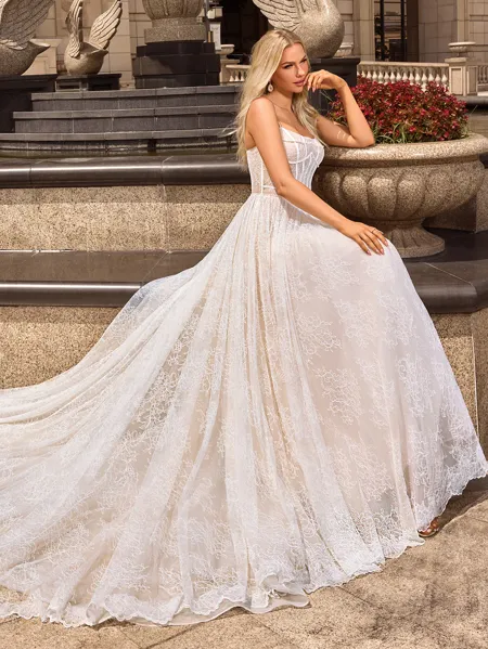 A-line/Princess Lace...