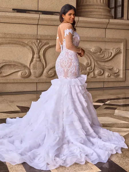 Trumpet/Mermaid Organza...