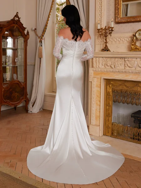 Sheath Off-the-Shoulder...