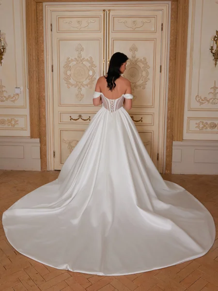 Ball-Gown Off-the-Shoulder...