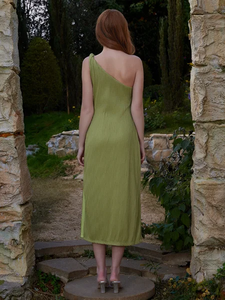 Sheath One-Shoulder...