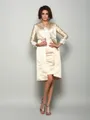 Satin Long Sleeves Applique Special Occasion Wrap